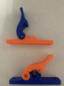 RC Heli Hold Down Clamps - 10mm Skid Tubes
