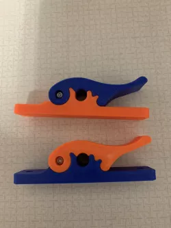 RC Heli Hold Down Clamps - 7mm Skid Tubes