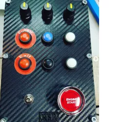 RSR simracing box button