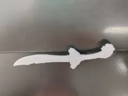 Saba White Ranger sword