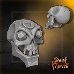 Sea of Thieves Gold Hoarders Skull 3D print model