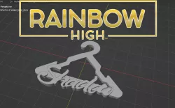 Shadow High Raised Lettering Hanger