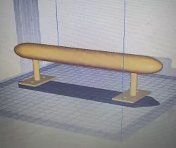 skate fingerboard skateboard bullet rail