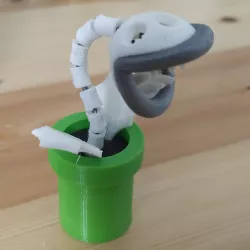 Skeleton piranha plant (Mario)