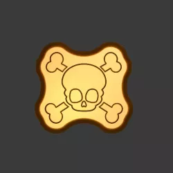 Skull and bones Stl File
