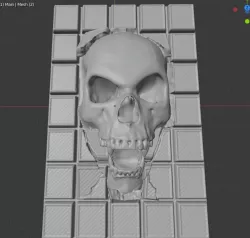 Skull Chocolate Bar