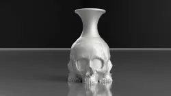Skull Vase