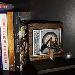Skyrim Lock & Key Bookend