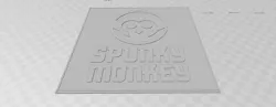 SPUNKY MONKEY CONSUMABLES 3D POSTER FROM CYBERPUNK 2077 GAME