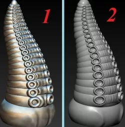Squid tentacle dildo