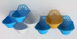 Stackable hex drawer