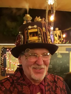 STEAMPUNK HAT that really SMOKES