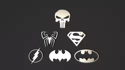 Superhero icons