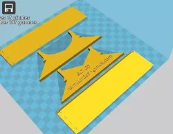 support for rc catamaran boat