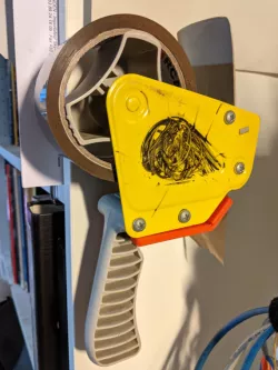 Tape gun wall mount