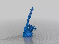 the drilling liberty statue