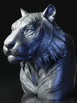 Tiger Head Number03