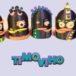 Tiki Monster Vitamin Holder - 03