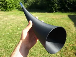 Totoche - 3D printed Blow horn for scoutism, hunting or fun