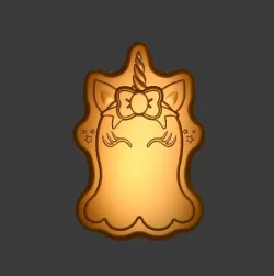 Unicorn ghost girl Stl File