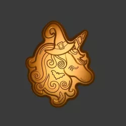 Unicorn Witch Stl File