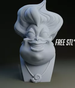 Ursula Bust - Free STL