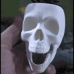 Vampire Skull Planter