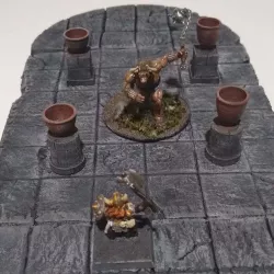 Vase and Urn Pillars for Dungeons & Dragons, Pathfinder or other Tabletop Games