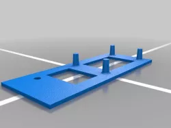 Vernier Force Sensor adapter for Pasco Cart
