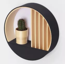 Wall Planter, "Tron" Wall Decor, Home Decor, Minimalist Planter, Gifts For Her, Wall Art