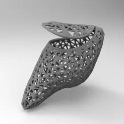 wallet clutch wallet bag pocket pocket voronoi bag parametric bag
