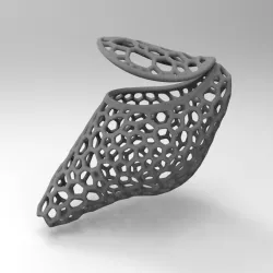 wallet clutch wallet bag pocket pocket voronoi bag parametric bag