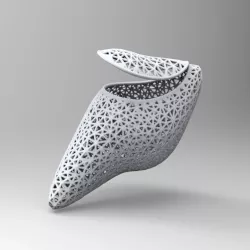 wallet clutch wallet bag pocket pocket voronoi bag parametric bag