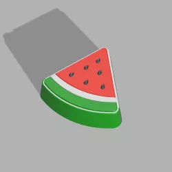 Watermelon slice Stl File