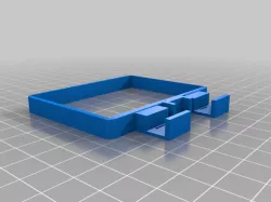 Who-Ask Machine Futurama TV Aligment Frame and Button Mount