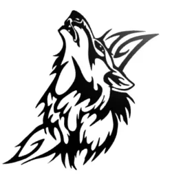 Wolf Head Wall Decor