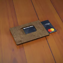 Wooden Card Wallet