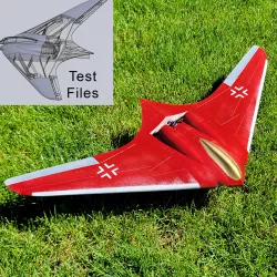 1/20 SCALE HORTEN IX HO-229 RC MODEL TEST FILES AND MANUAL