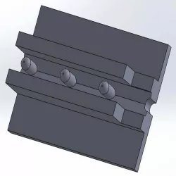 12mm Bullet pixel drill guide for 1/2 inch PVC pipe