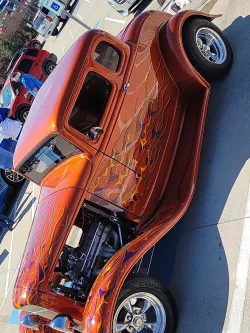 1930 FORD WITH FLAMES #VOXELABCULTSCAR