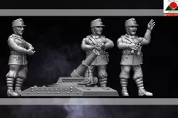 28mm WW1 Austria-Hungarian Trench Mortar Team