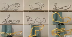 31 FORMULA 1 TROPHY MODELS - 31 F1 TRACKS (2018-2022)