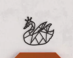 3d duck wall art/decor  stl