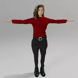 3D Game Character Female