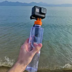 Action Cam bottle cap with tripod mount