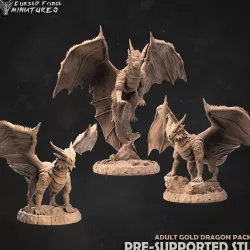 Adult Copper dragon pack (supported)