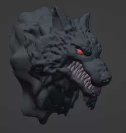 Alpha Werewolf head