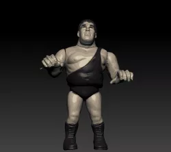 andre the giant hasbro vintage WWE ACTION FIGURE
