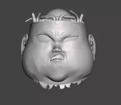 Android 19's Head 3D Model