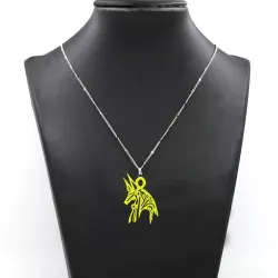 Anubis Amulet Abstract
